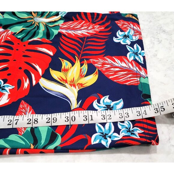 Shein Tropical Floral Maxi Halter Dress with Adjustable Tie & Side Slit Size S - Picture 12 of 12